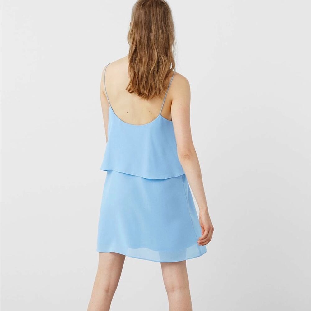 MNG Casual by Mango Tiered Spaghetti Strap Dress 4 NWT - Picture 2 of 7